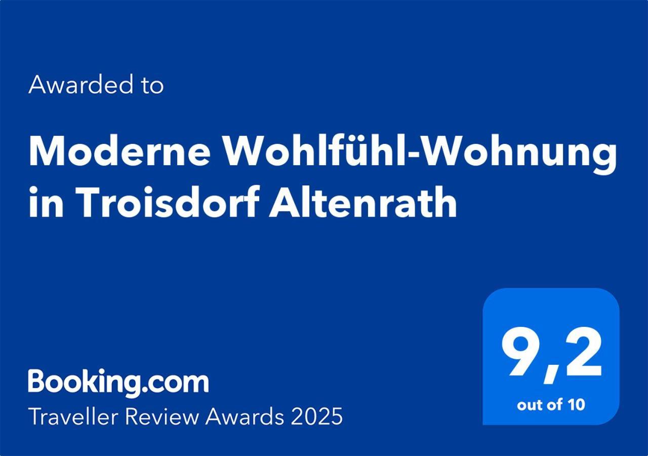 Moderne Wohlfuehl-Wohnung In Troisdorf Altenrath 外观 照片